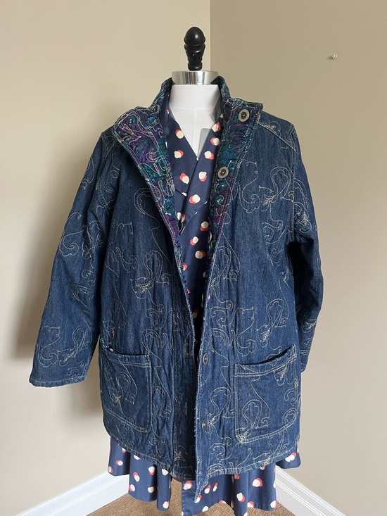 Jackets & Blazers - Reversible Eclectic Jacket (Jean/Quilt)